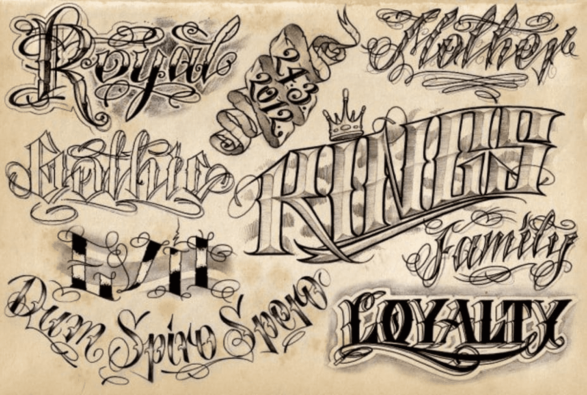 50,000+ Tattoo Lettering Stock Photos, Pictures & Royalty-Free Images -  iStock | Tattooing, Tattoo shop, Tatoo