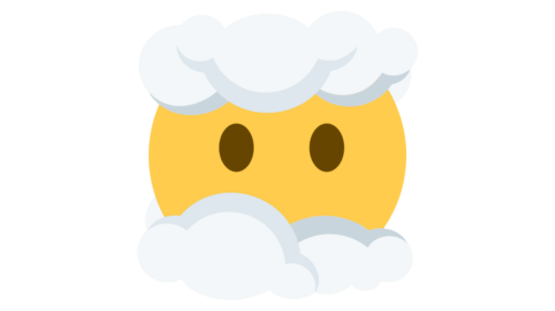 Face in the Clouds Emoji