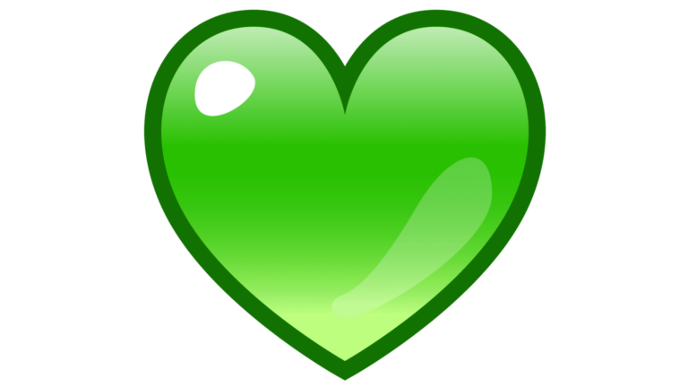 Green Heart Emoji - what it means and how to use it.