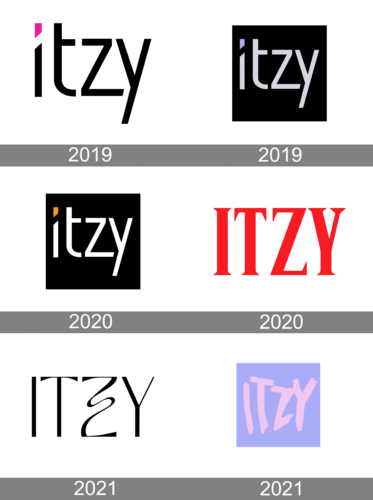 Itzy Logo history