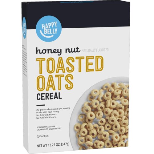 Happy Belly Honey Nut Toasted Oats Cereal