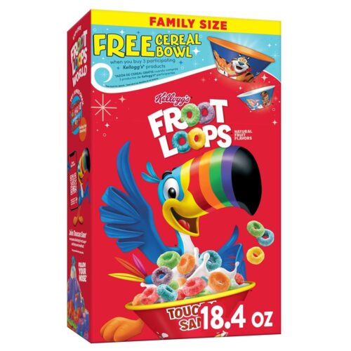 Kellogg's Froot Loops Cold Breakfast Cereal