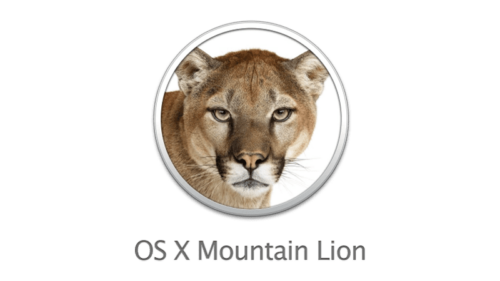 macOS X Mountain Lion 2012