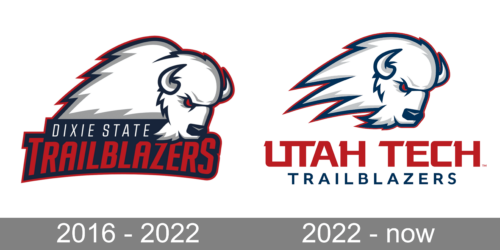 Utah Tech Trailblazers Logo history