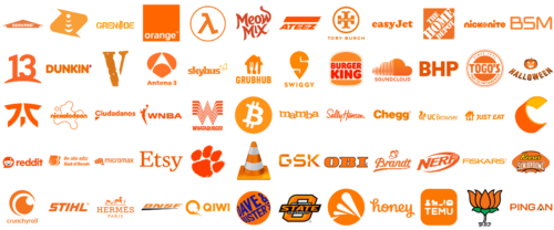 Most Famous Logos in Orange